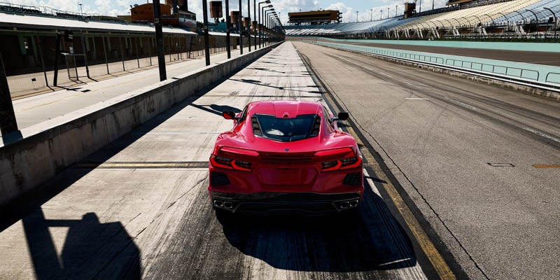 2022 Chevy Corvette Stingray driving