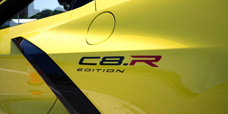 2022 Chevy Corvette Stingray C8.R close up