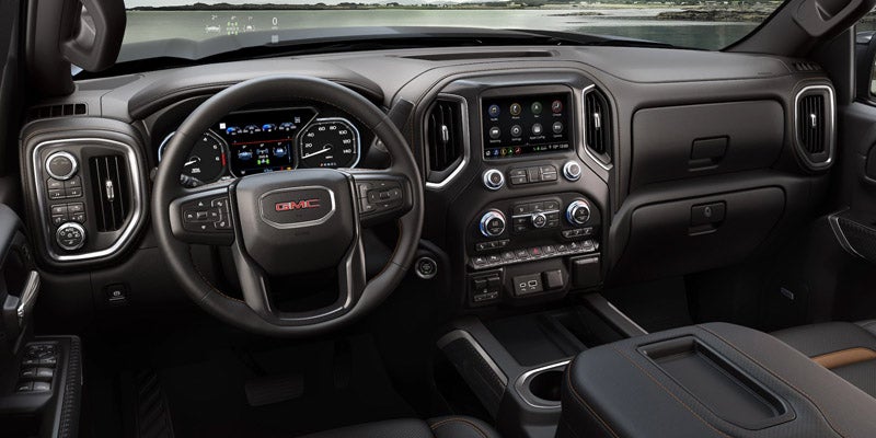 2020 GMC Sierra center console