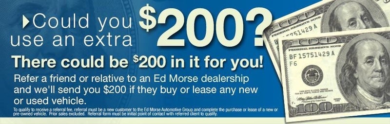 Submit a referral banner ad from Freedom Chevrolet Buick GMC by Ed Morse Dallas TX